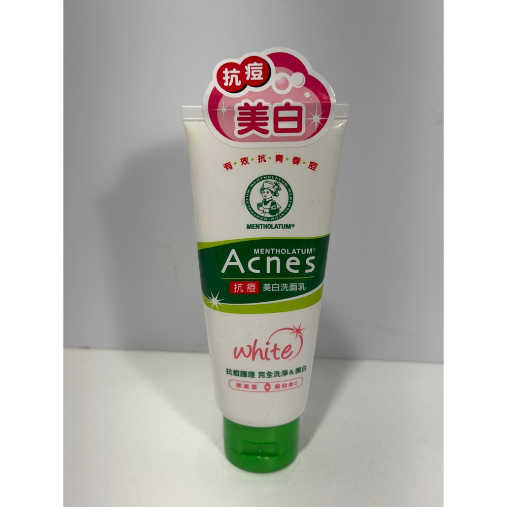 Mentholatum Acnes Clear & Whitening Wash 100g Salicylic Acid Vitamin C Arbutin